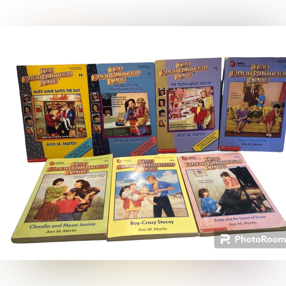 Vintage lot of 7 The Babysitters Club Books 1980/90’s Scholastic
